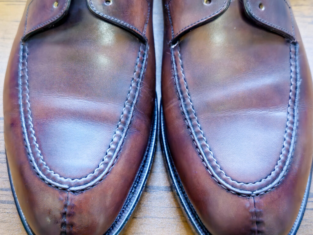 ケンジントンⅡ　Uチップ
すっぴんのバンプとつまさき。