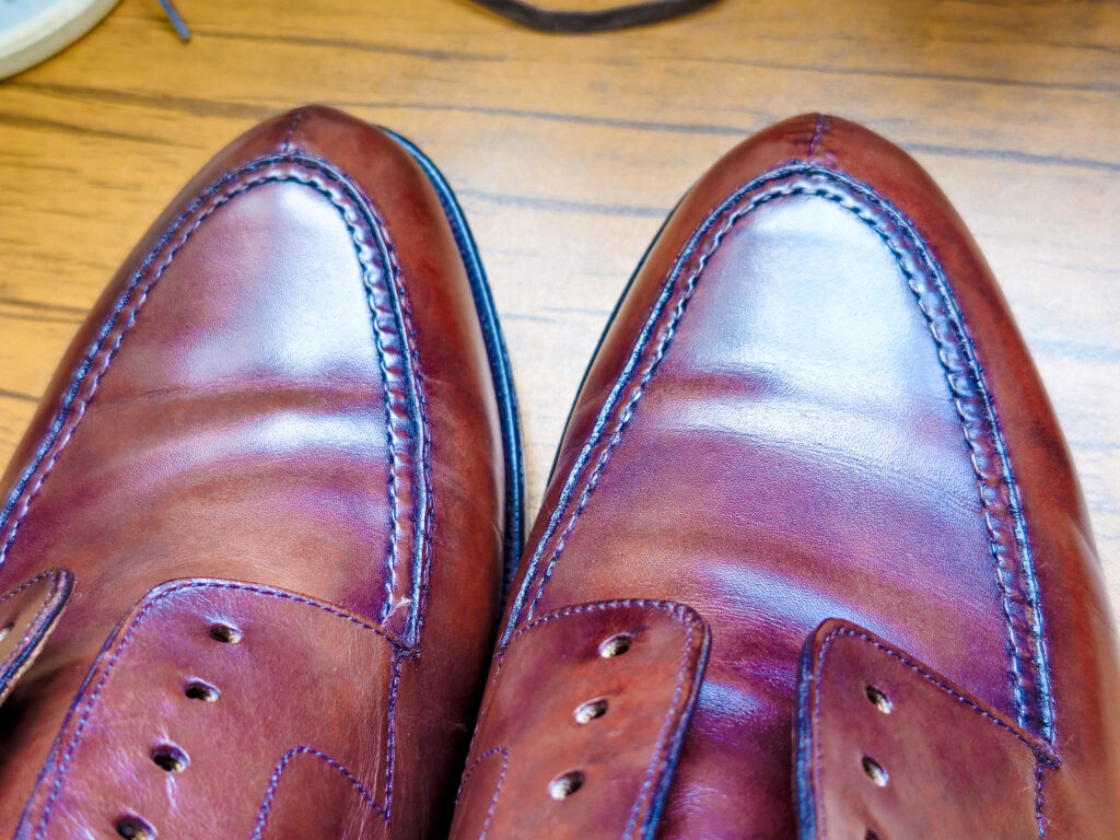 ケンジントンⅡ　Uチップ
1909シュプリームクリームもつけて。